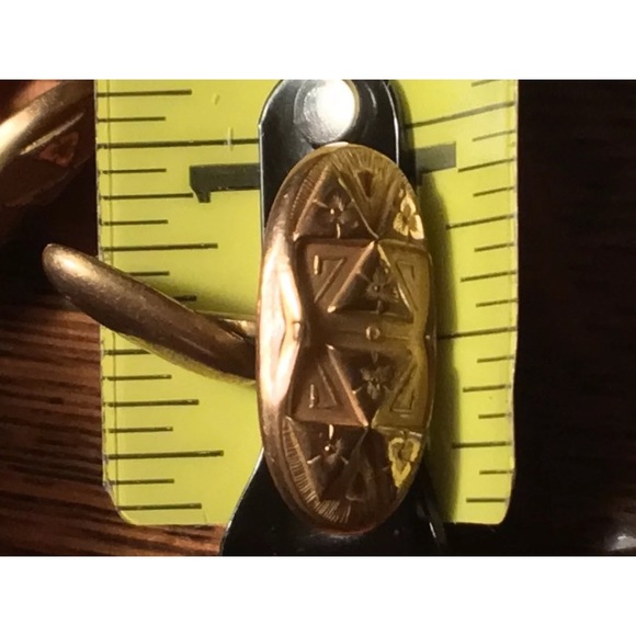 Gold HA & CO Victorian Ornate CUFFLINKS - wow! - Picture 9 of 14
